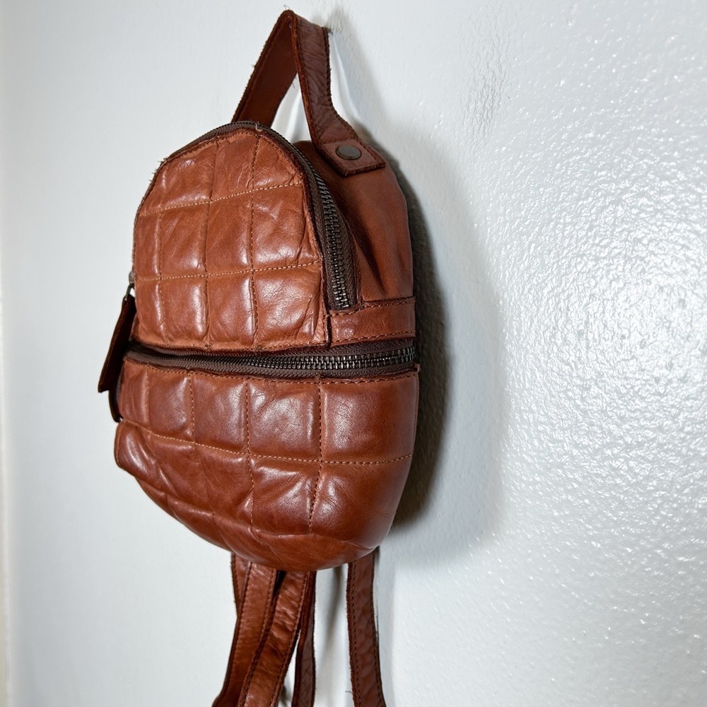 Harbour 2nd Quilted Leather Mini Backpack - Picture 3 of 8